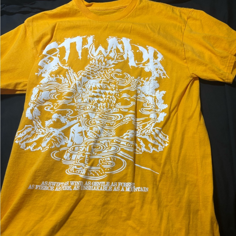 yellow 8thwndr samurai tee , never worn - size medium